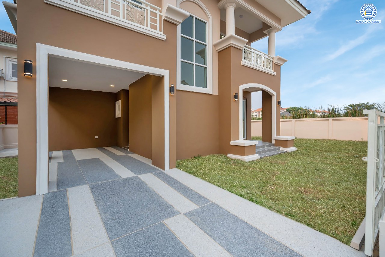 บ้านมือสองตกแต่งใหม่ โครงการ ภัสสร8 กาญจนาภิเษก (ซ.กันตนา) หลังมุม มีพื้นที่ขนาดใหญ่ เนื้อที่ 88.20 ตร.ว. ฟังก์ชั่น 3 ห้องนอน 3 ห้องน้ำ 1 ที่จอดรถ บนทำเลศักยภาพ โครงการติดถนนใหญ่ เข้า-ออกสะดวก ใกล้เซ็นทรัลเวสต์เกต รถไฟฟ้าสายสีม่วง "สถานีตลาดบางใหญ่" และจุดขึ้นทางด่วน "ศรีรัช"